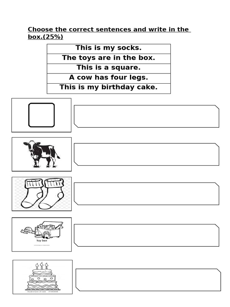 Sentence Correction Exercise | PDF