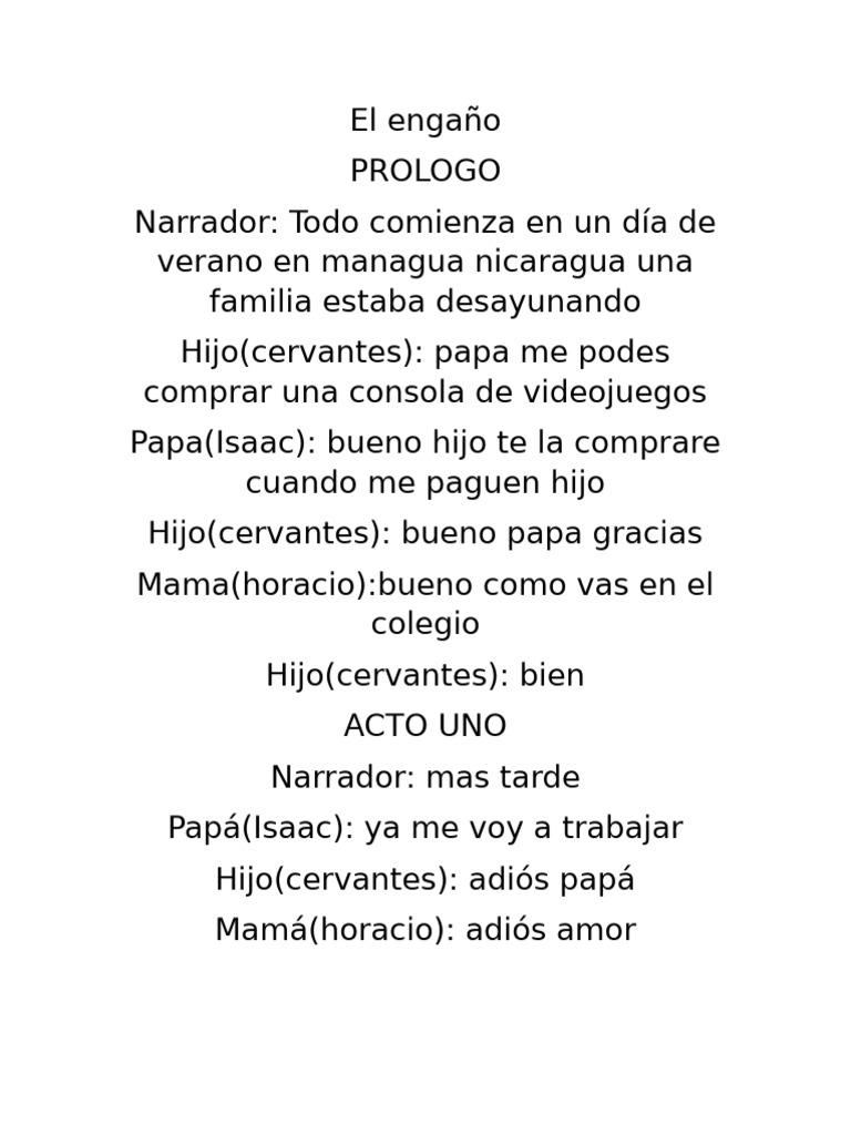 Engaño y Consecuencias en Pareja | PDF