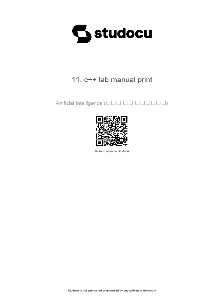 C++ Lab Manual Print 11. C++ Lab Manual Print | PDF | C++ | Namespace