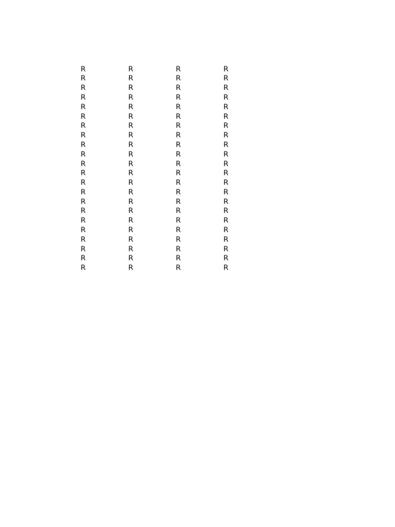 Repeated 'R' Analysis | PDF