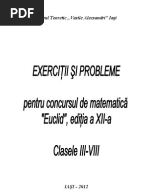 Culegere Euclid 2012