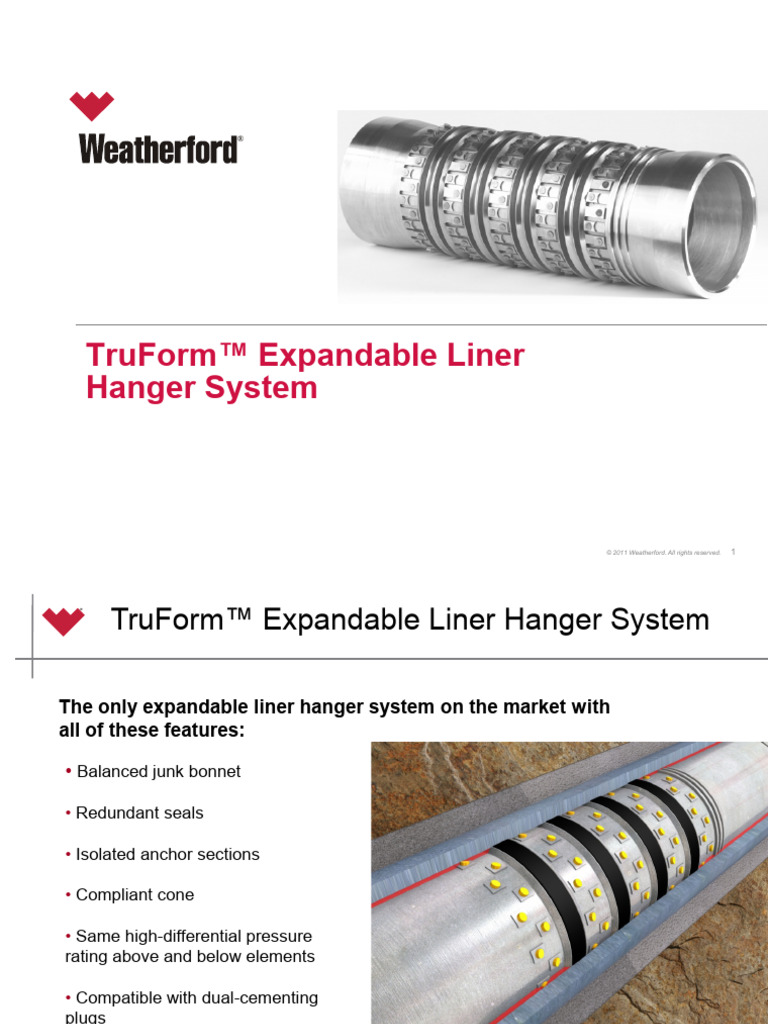 TruForm™ Expandable Liner Hanger System | PDF | Casing (Borehole ...
