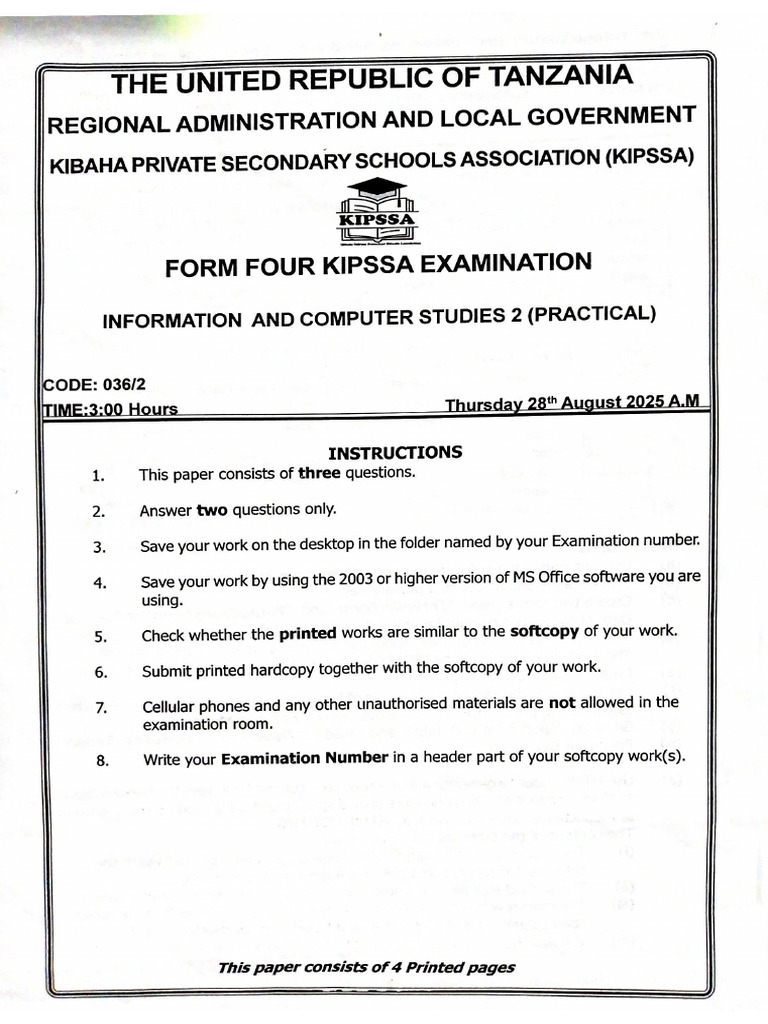 Ics 2 Kipssa 2025 | PDF