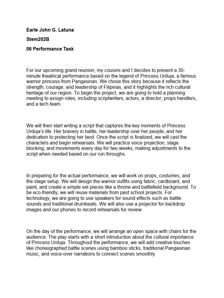 06 Performance Task | PDF