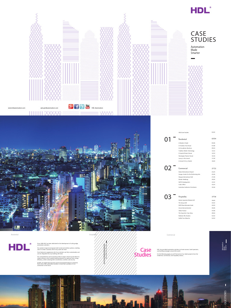 HDL International Case Studies | PDF | Lighting | Automation