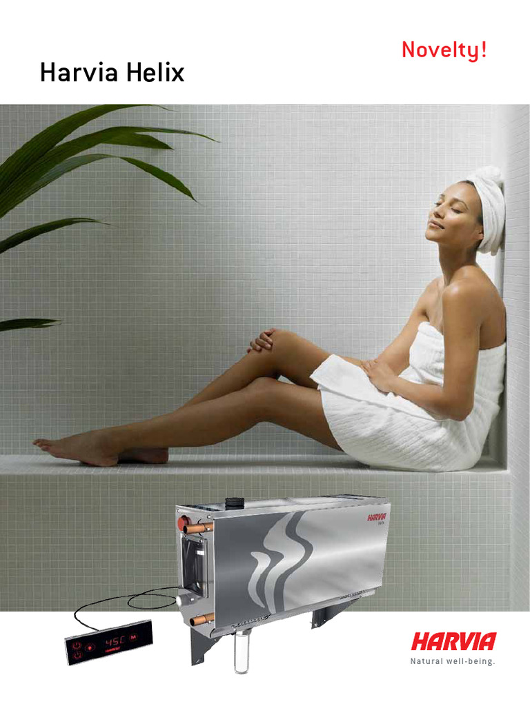 Harvia Helix Steam Generators Overview | PDF | Pump | Door