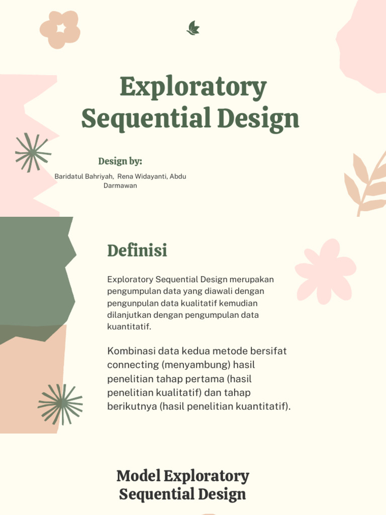 Panduan Exploratory Sequential Design | PDF