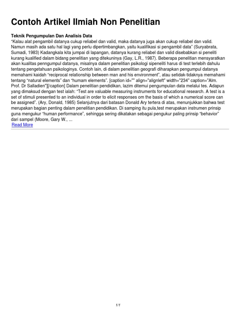 contohartikelilmiahnonpenelitian(1)