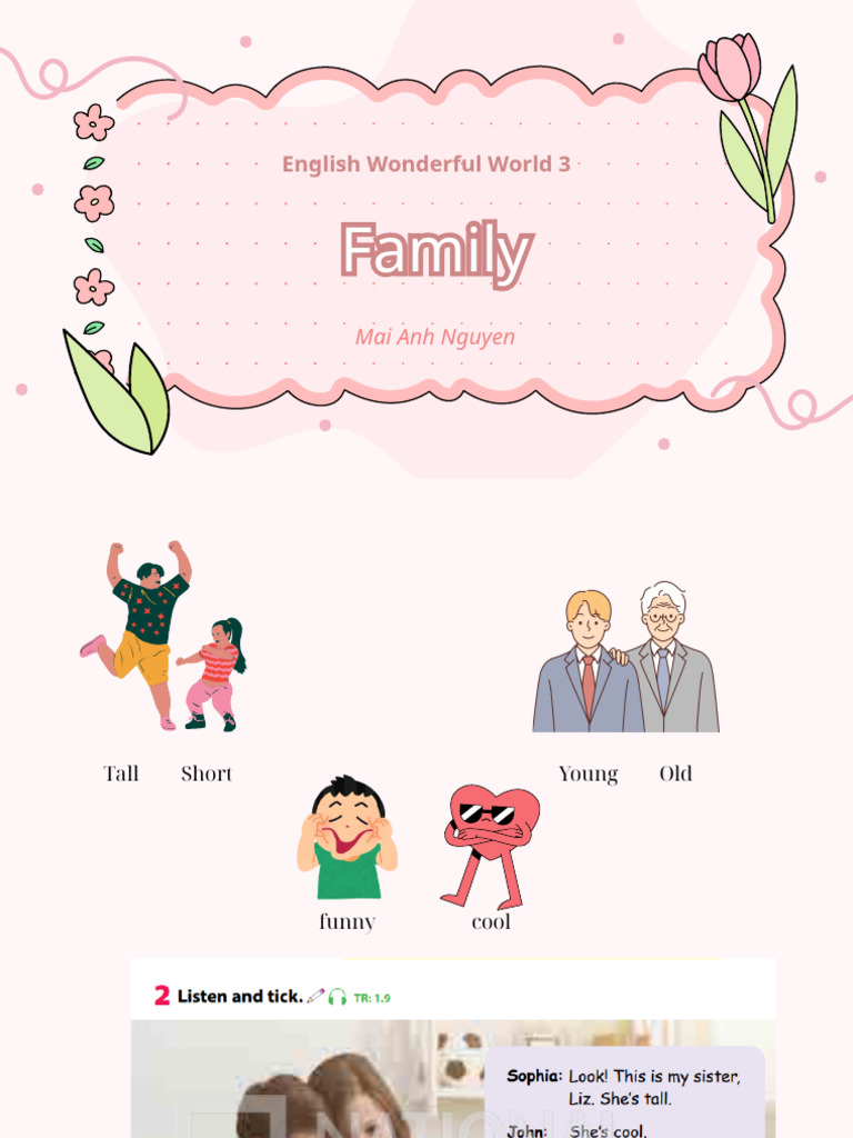 P3 Unit 1 Family | PDF