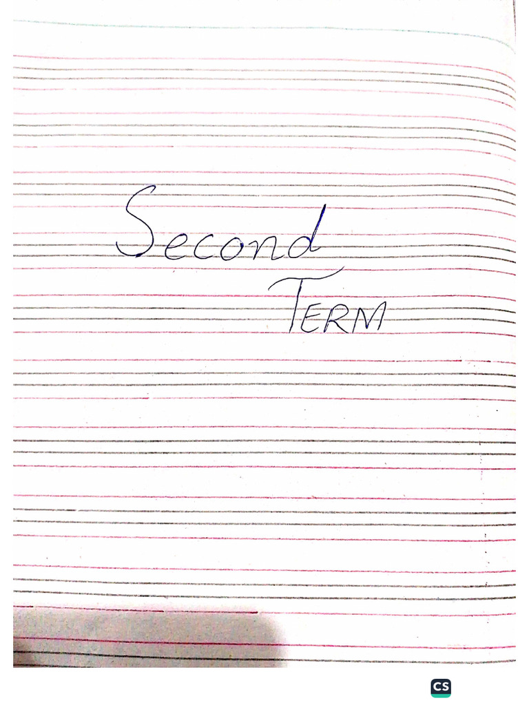 Second Term English Two Class | PDF