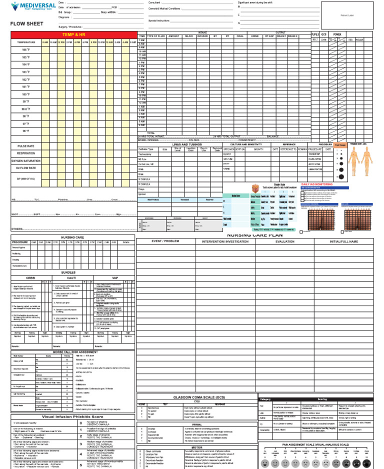 Daily Health Monitoring Log | PDF | Medical Specialties | Clinical Medicine
