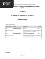 Types of Scales in Mathematical Literacy | PDF | Distance | Map