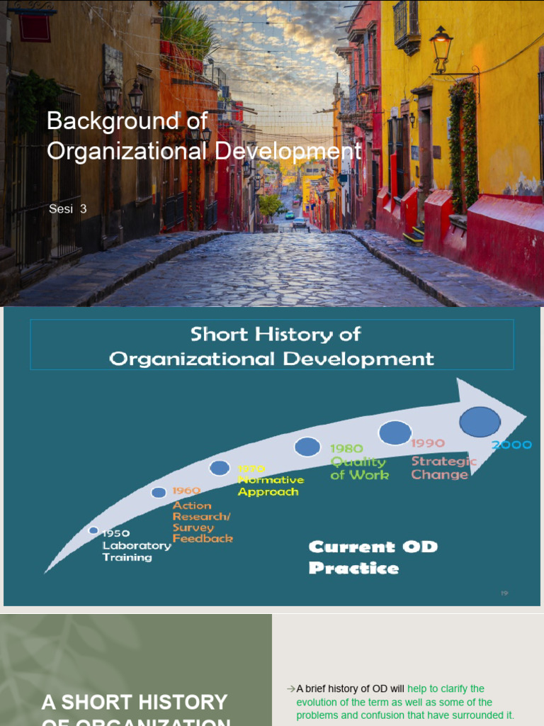 History and Evolution of Organizational Development | PDF ...