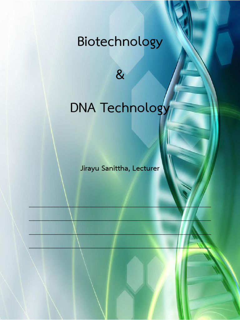 DNA Technology | PDF