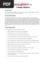 Download College Algebra Syllabus by Ryan Busch SN9337854 doc pdf