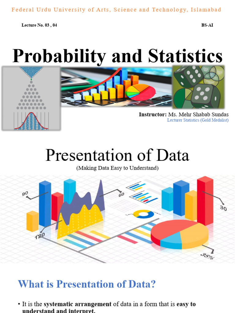 Data Presentation Techniques in Statistics | PDF | Pie Chart ...