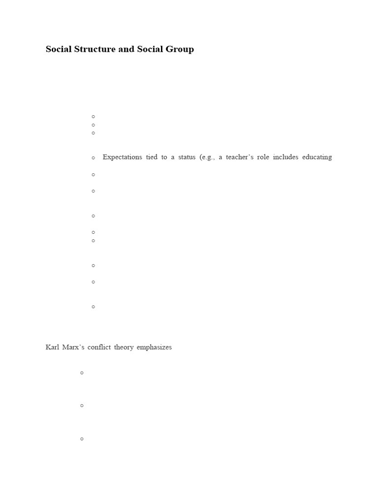 Understanding Social Structure and Groups | PDF | Social Structure ...