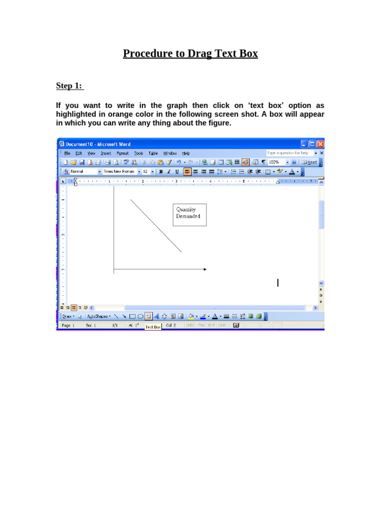 How to Drag a Text Box in Graphs | PDF