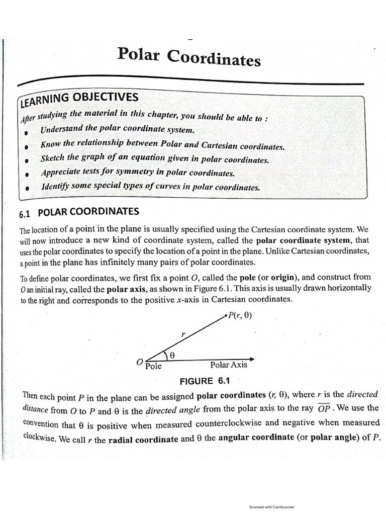 Polar Coordinates | PDF