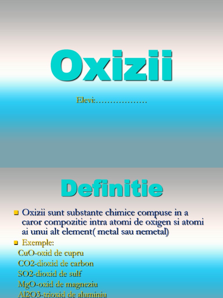 Oxizi Pdf