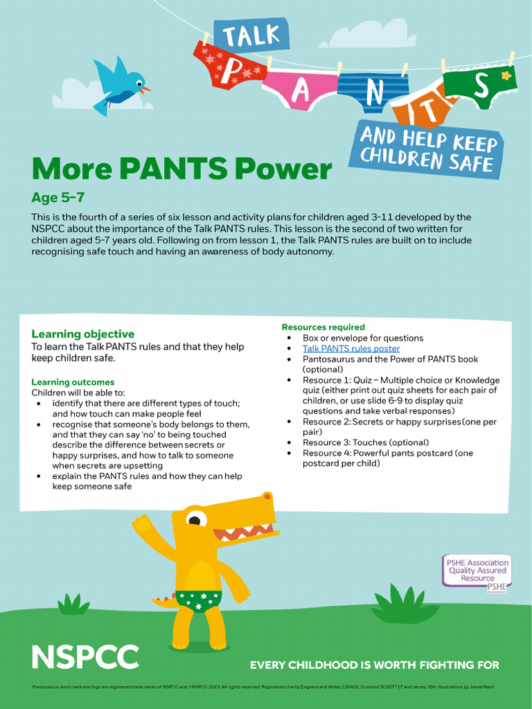 5 7 More Pants Power Lesson | PDF