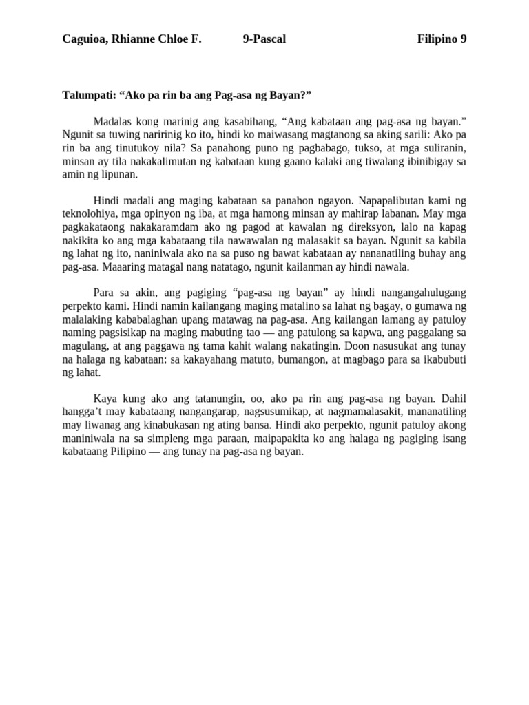 Talumpati | PDF