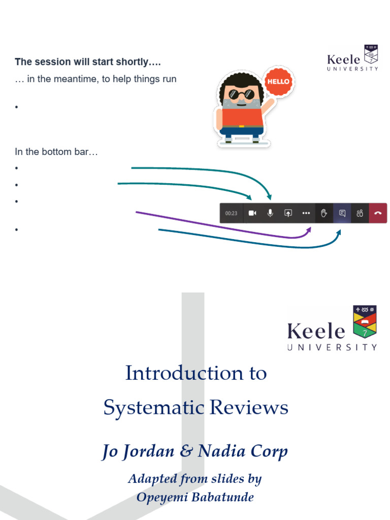 Systematic Review Methods Overview | PDF | Meta Analysis | Systematic ...