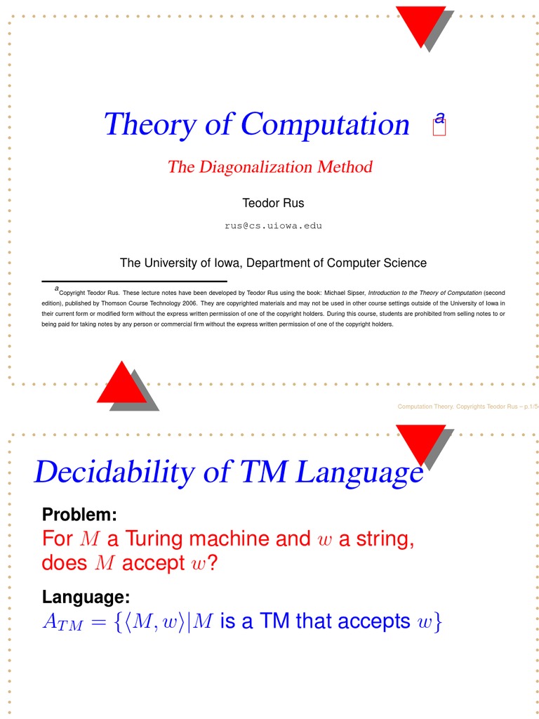 Slides Notes Unit 1 | PDF | Theory Of Computation | Discrete Mathematics