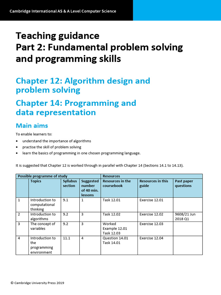 Chapter 12-14 Teaching Guidance | PDF | Parameter (Computer Programming ...