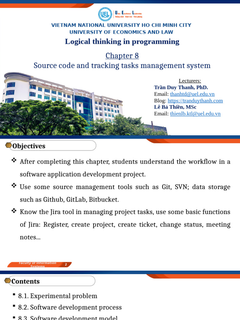 LTP - Chapter 8 - Source Code Management System and Tracking Tasks ...