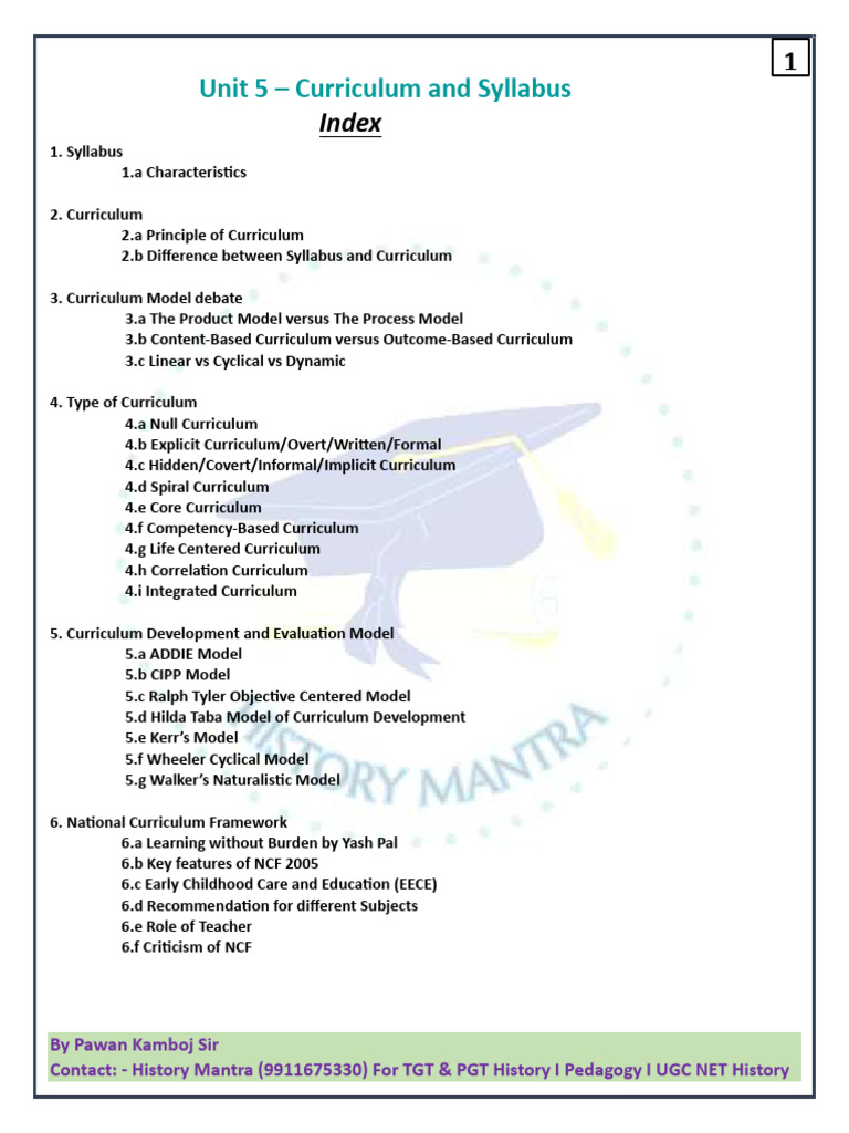 Curriculum and Syllabus - 66828694 - 2025 - 09 - 15 - 21 - 27 | PDF ...