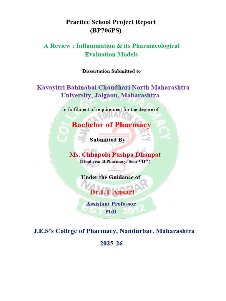 Inflammation: Pharmacological Review | PDF | Inflammation | Immune System