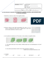 Ficha de Avaliação VOLUMES