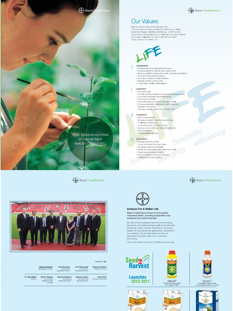 bayer crop science research report