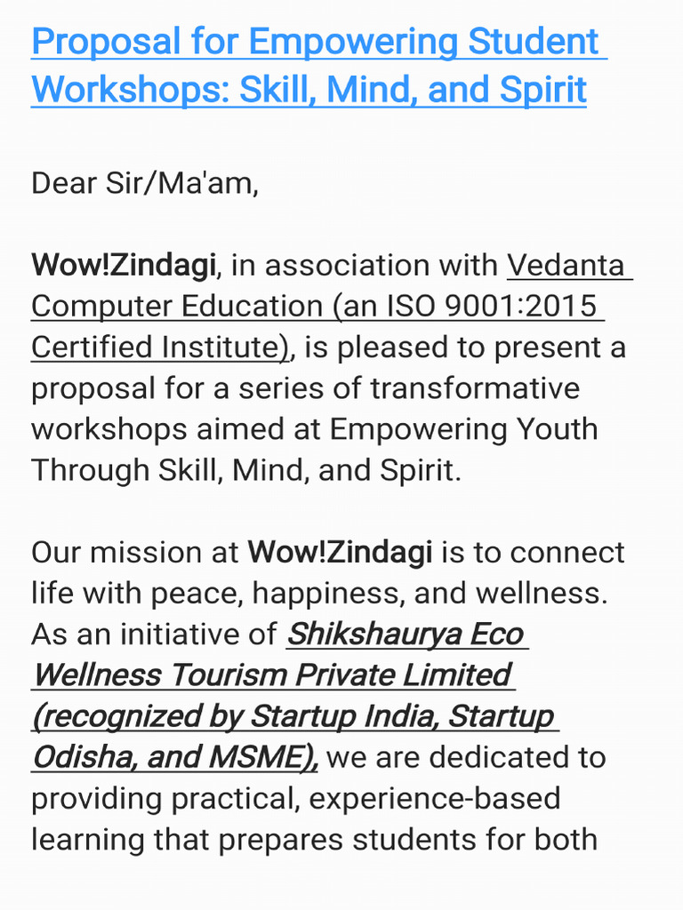 Workshop Proposal 251009 133649 | PDF