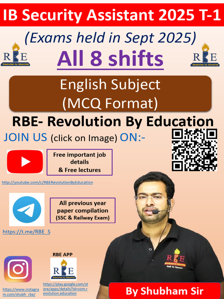 IB Security Assistant Exam Details 2025 | PDF | Sustainable Architecture