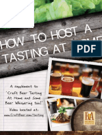 How To Host A Tasting at Home