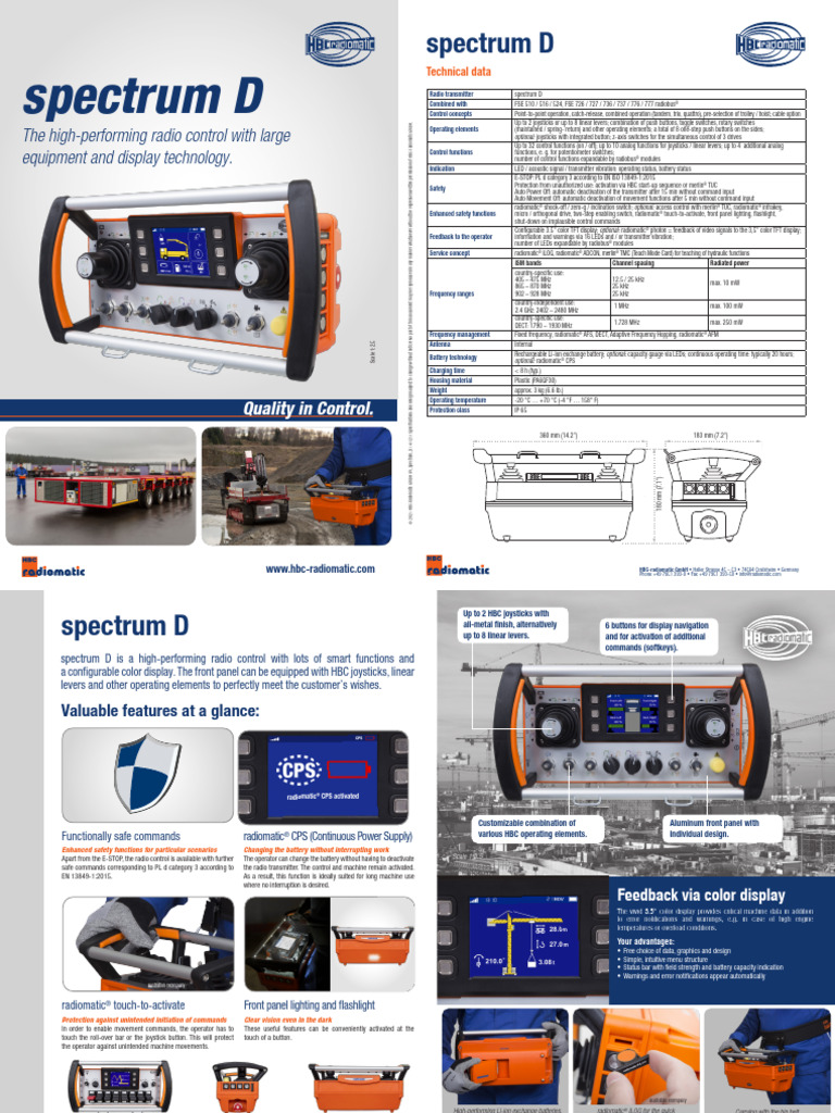 High-Performance Radio Control Spectrum D | PDF | Hertz | Switch