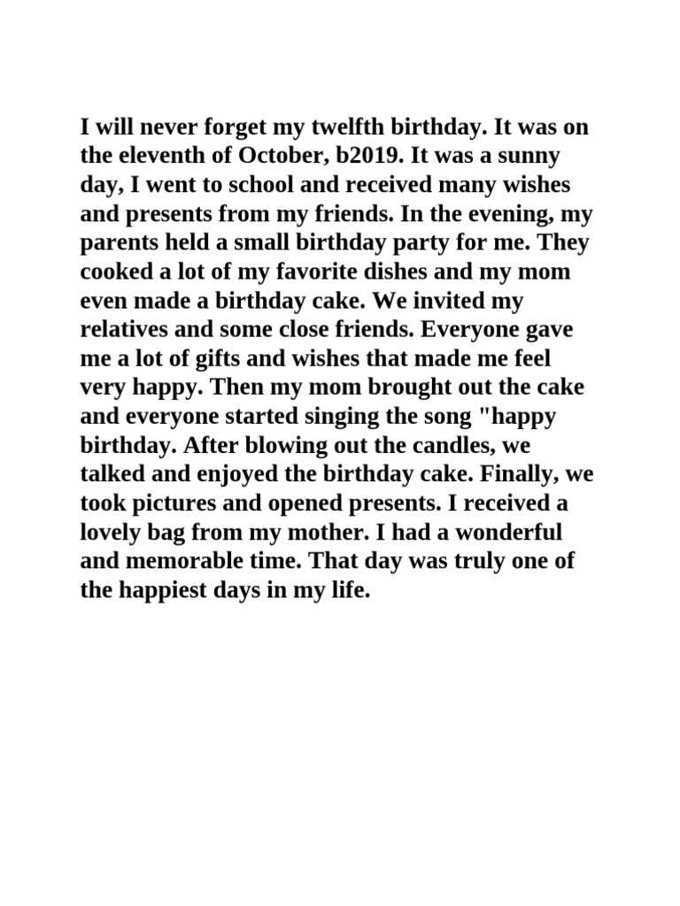 I Have Experienced Many Happy Times | PDF