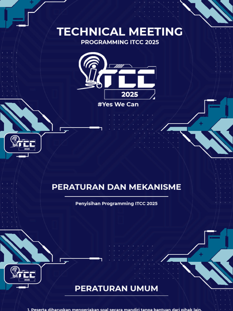 Aturan dan Mekanisme ITCC 2025 | PDF