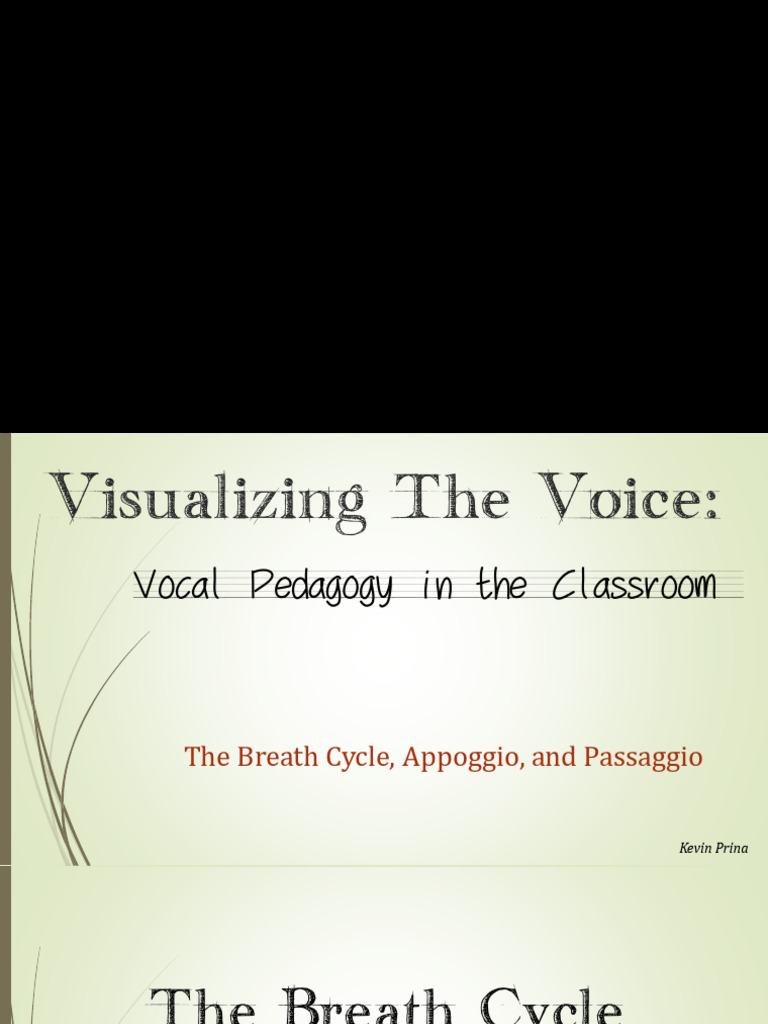 Visualizing The Voice | PDF | Vocal Pedagogy
