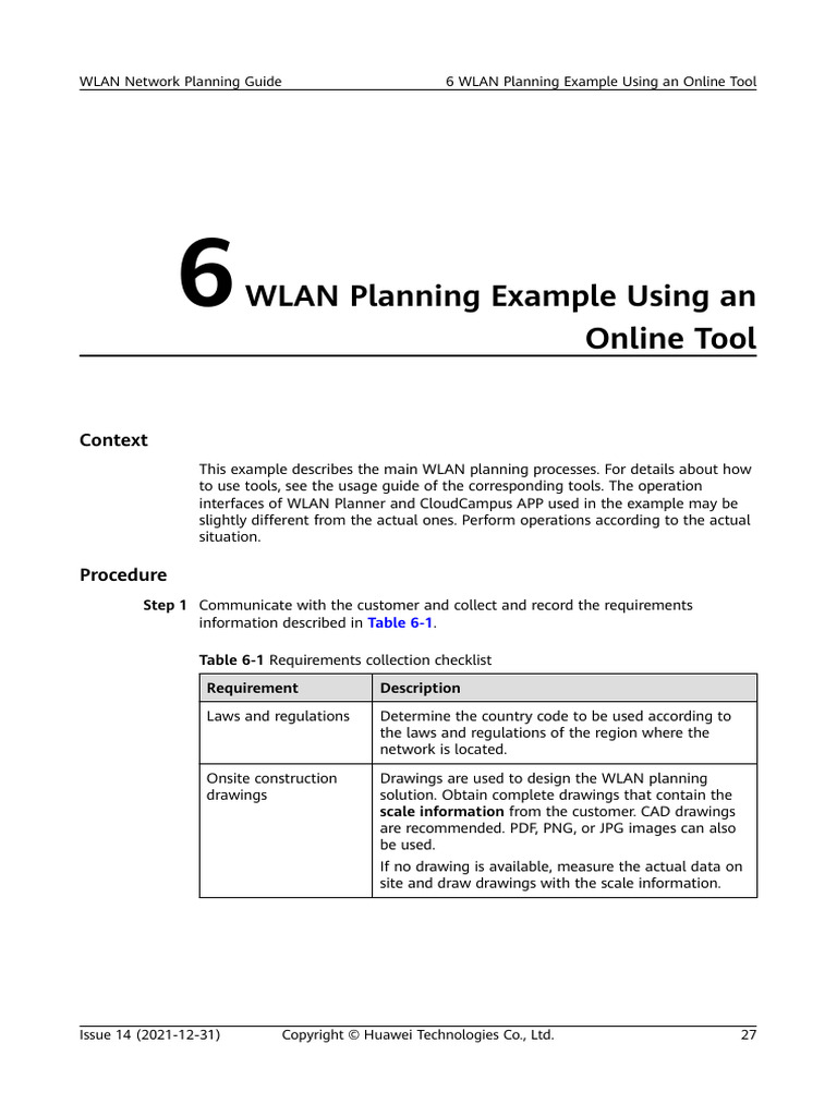 WLAN Planning Guide with Online Tool | PDF | Wireless Lan | Wi Fi