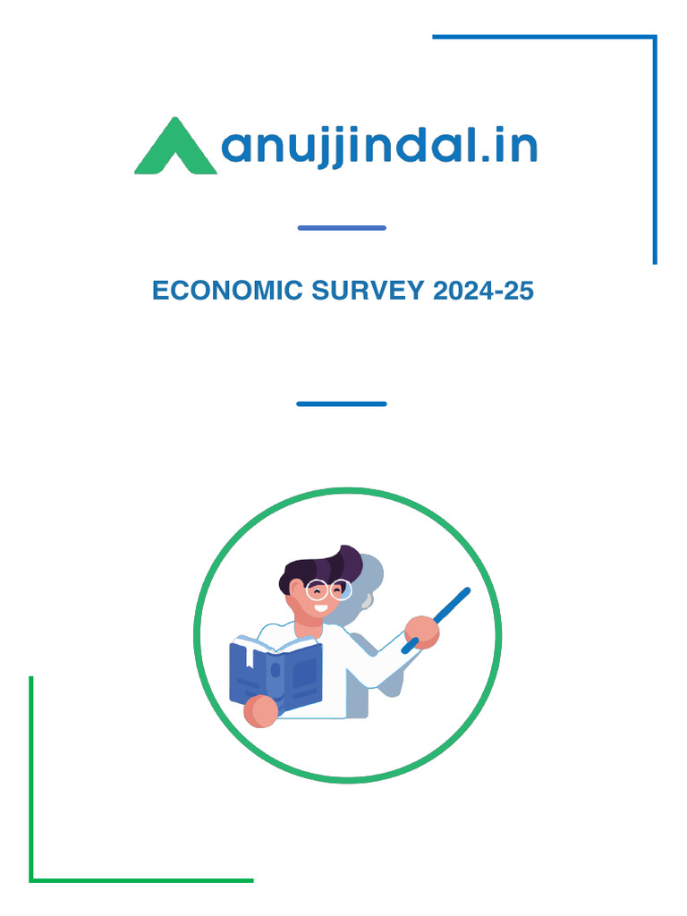 Economic Survey 2024-25 Overview | PDF | Inflation | Gross Domestic Product