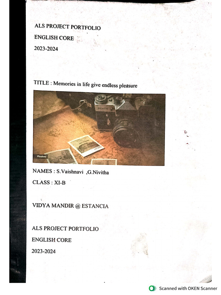 Eng Project Class 11 | PDF