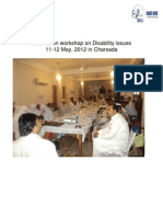 Report On Two Days Orientation Workshop On Disability Issues 11-12 May, 2012 in Charsada