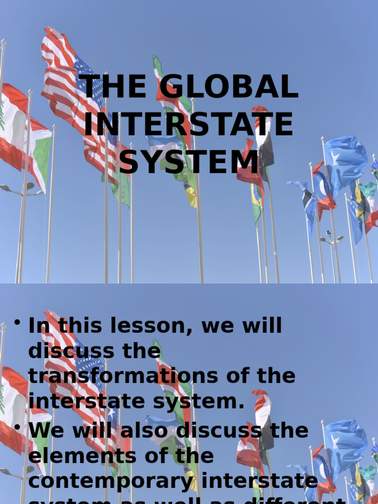 The Global Interstste System | PDF | Sovereignty | Global Politics