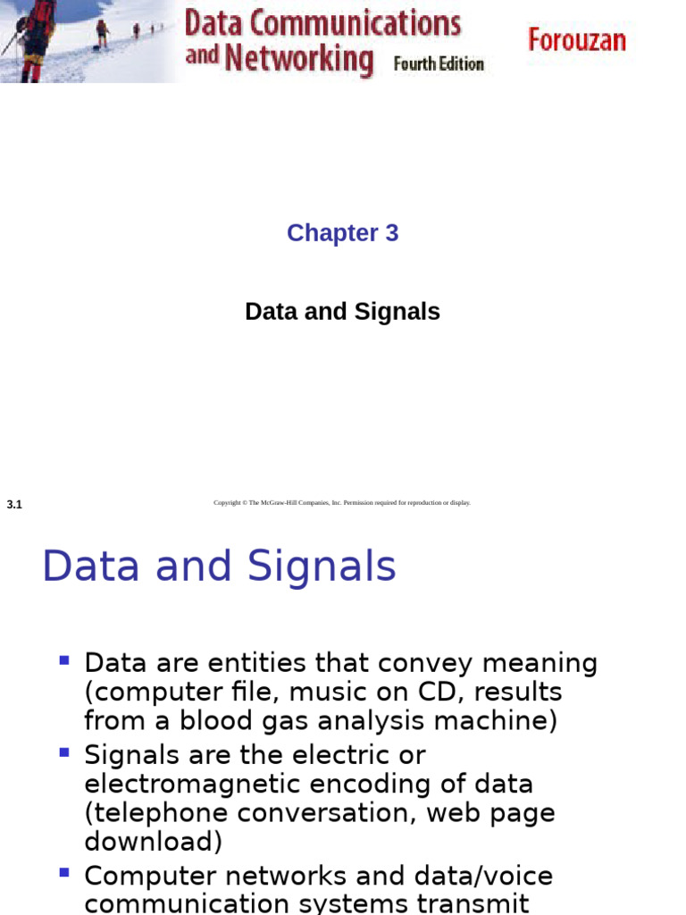 Chapter 3data and Signals | PDF | Signal To Noise Ratio | Decibel