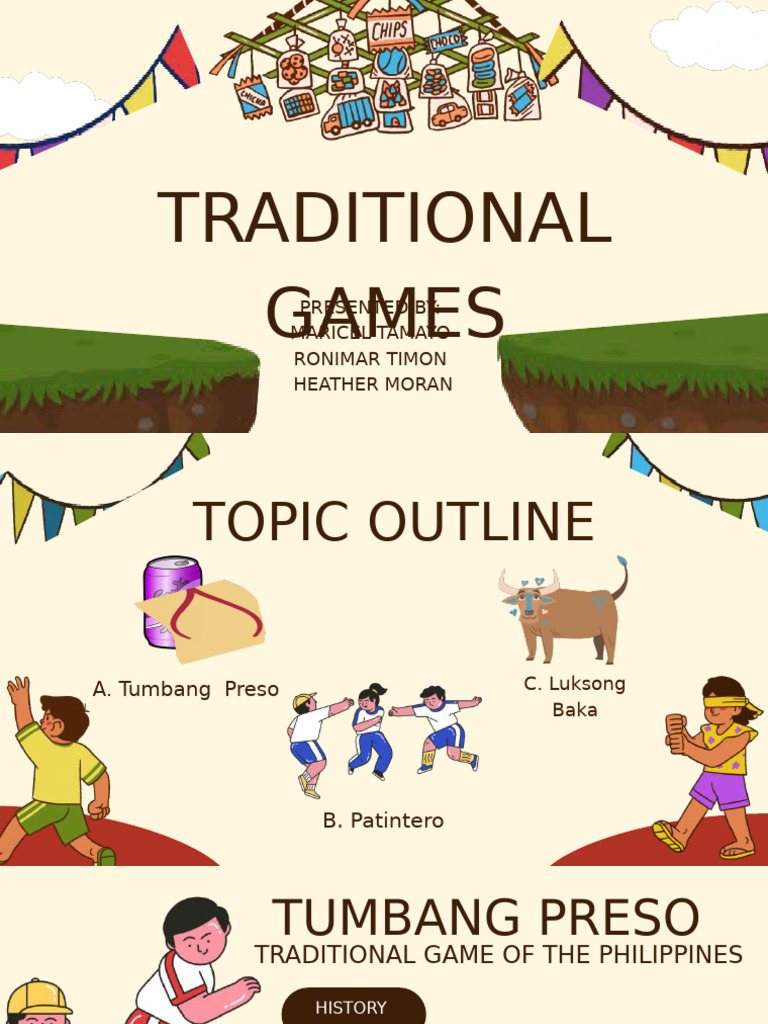 Beige and Brown Illustrative Filipino Games Presentation | PDF | Chess ...