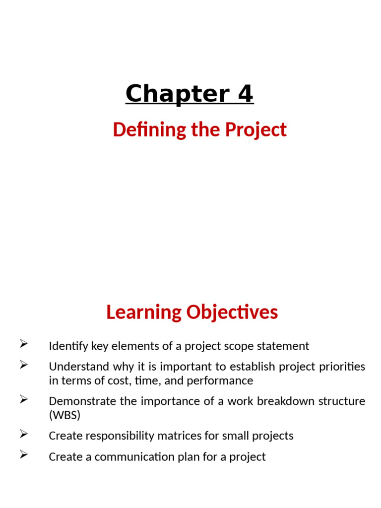 Project Scope and Management Essentials | PDF | Business