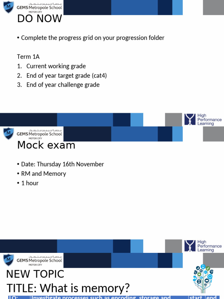 Understanding Memory Processes and Encoding | PDF | Memory | Recall ...